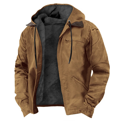 Color Cast Hooded Sweater